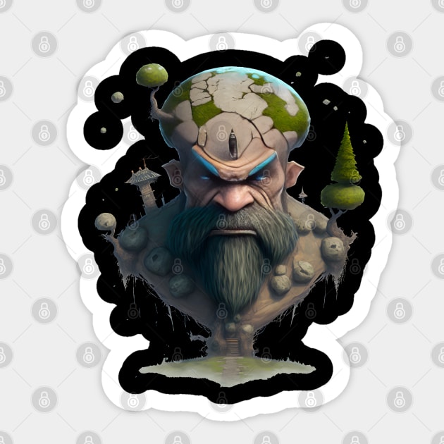 god of giants Sticker by TrvlAstral